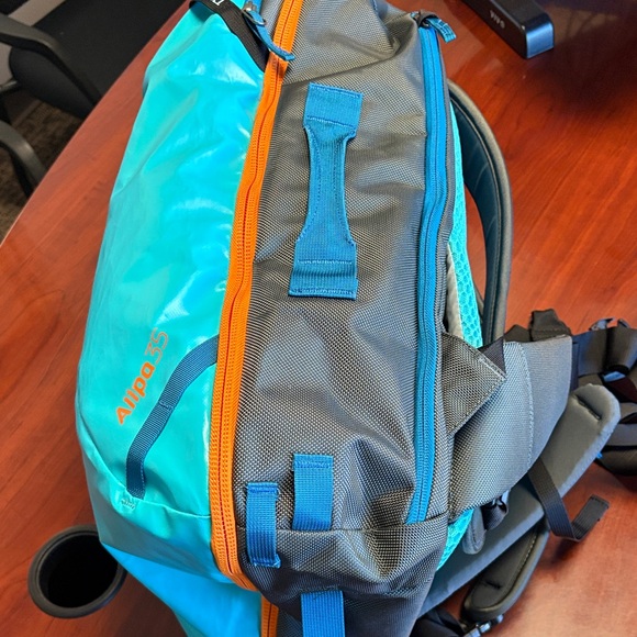 Cotopaxi Vibrant Blue Backpack with Orange Accent Allpa 35 - Picture 3 of 13